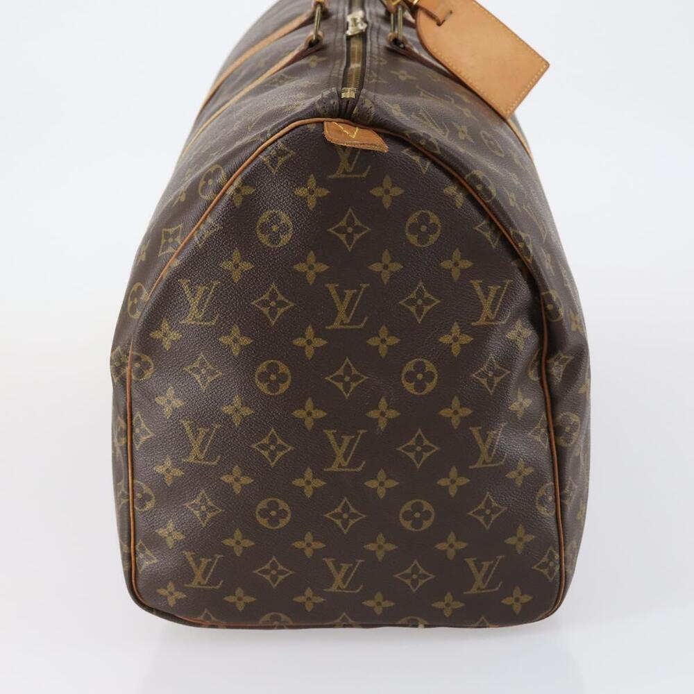 LOUIS VUITTON Monogram Keepall 55 Boston Bag M41424 LV Auth 142478 - Picture 4 of 16